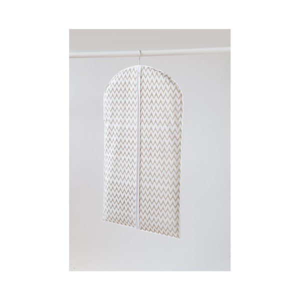 Valge tekstiilist rippkate Clear, pikkus 100 cm Ikat - Compactor