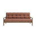 Oranžikas-pruun diivanvoodi 205 cm Knob - Karup Design