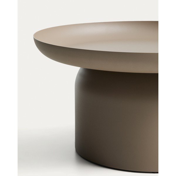 Metallist ümmargune aiakohvilaud ø 70 cm Arcola - Kave Home-image-4