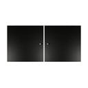 Must uks modulaarsele riiulisüsteemile 2 tk 32x33 cm Mistral Kubus - Hammel Furniture