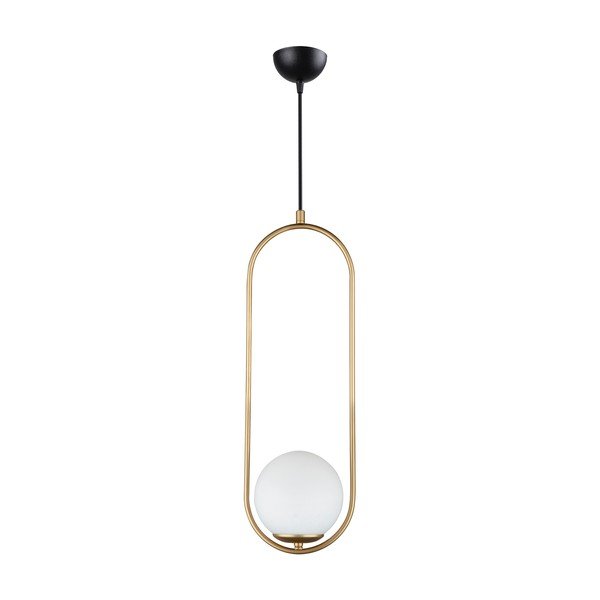 Rippvalgusti kuldset värvi , kõrgus 146 cm Arch - Squid Lighting