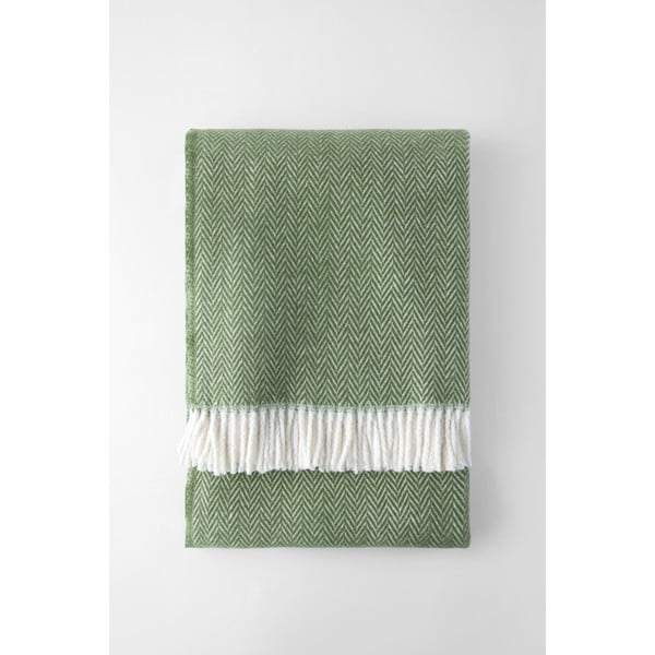 Roheline ruuduline puuvillane kangas , 140 x 180 cm Skyline - Euromant