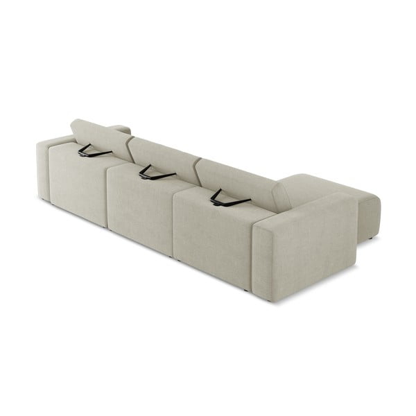 Beež modulaarne nurgadiivan (vasakpoolne nurk) Kalea - Makamii-image-4