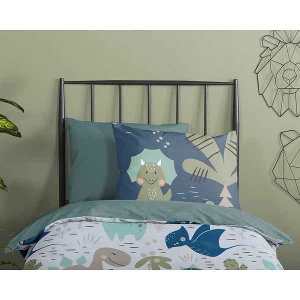 Roheline-sinine laste mikrokiust voodipesu üheinimesevoodile 140x200 cm - Good Morning-image-2