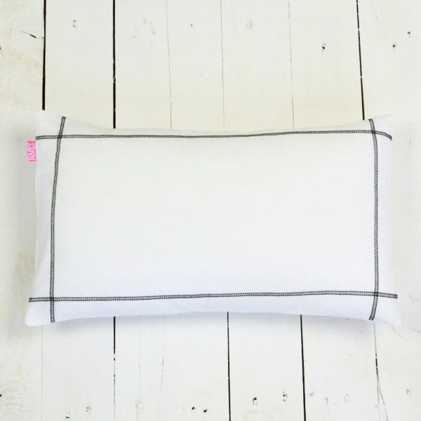 Bavlněný povlak na polštář Happy Friday Basic Black, 50 x 30 cm-image-2