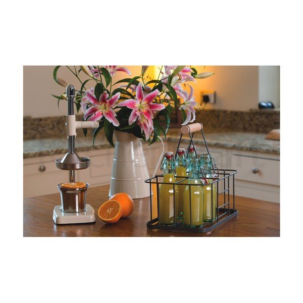 Käsitsi kasutatav kreemikahvliga mahlapress Living Nostalgia - Kitchen Craft-image-1