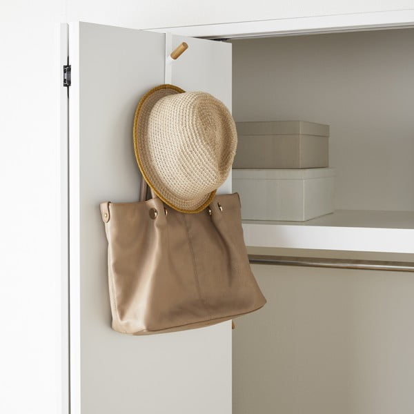 Valge metallist uksele riputatav nagi 1,5 cm Tower - YAMAZAKI-image-1