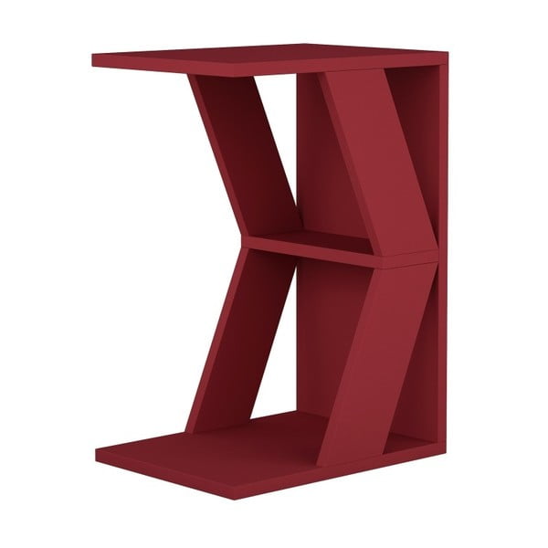 Červený příruční stolek Naze