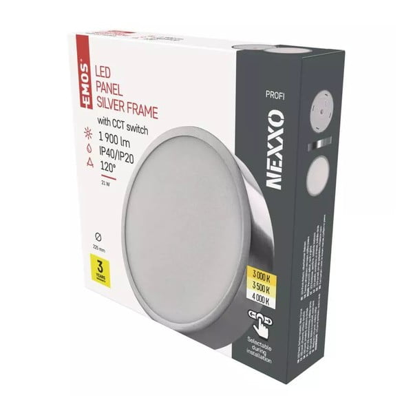 Läikiv hõbedane LED laevalgusti Nexxo - EMOS-image-1