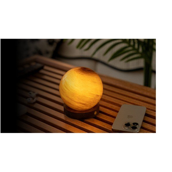 LED-lauavalgusti klaasist varjuga (kõrgus 9 cm) Sand Storm - Gingko-image-2