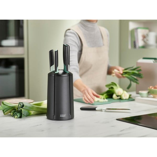 Roostevabast terasest noad koos pöörleva alusega 5tk komplektis Elevate - Joseph Joseph-image-3