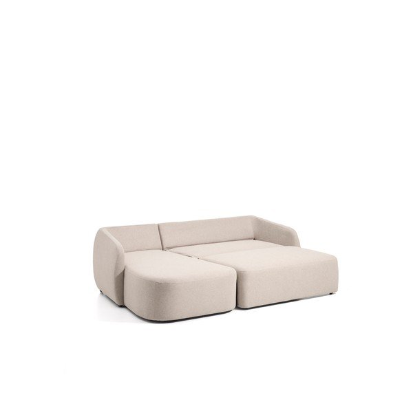 Beež šenillist nurgadiivanvoodi (parem nurk) Laira - Kave Home-image-3