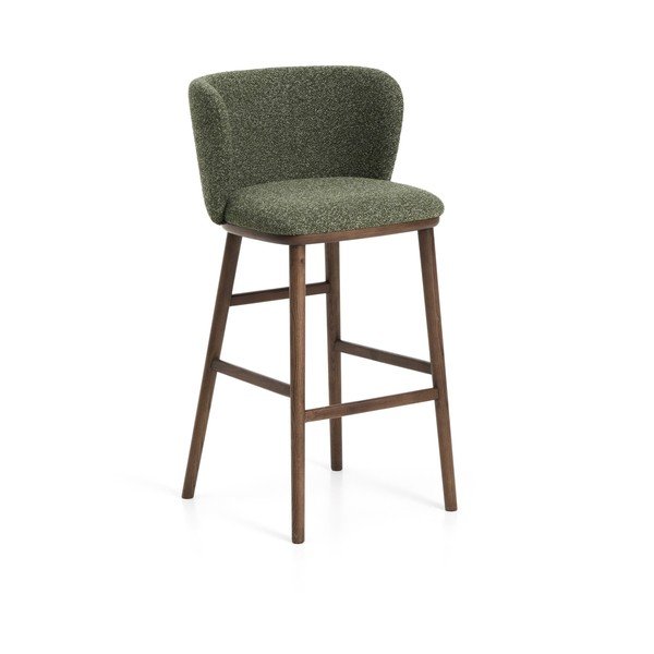 Tumeroheline polsterdatud baaritool (istme kõrgus 75 cm) Ciselia - Kave Home