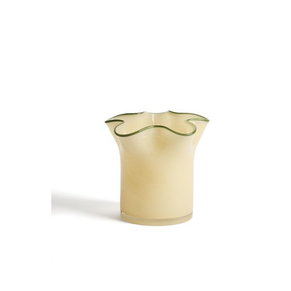 Kollane klaasist vaas (kõrgus 19,5 cm) Endasi - Kave Home