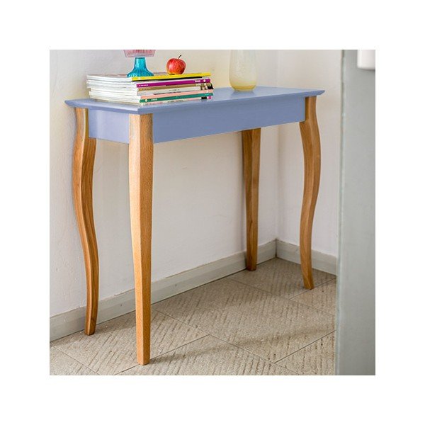 Kollane konsoolne kohvilaud, pikkus 65 cm - Ragaba-image-1