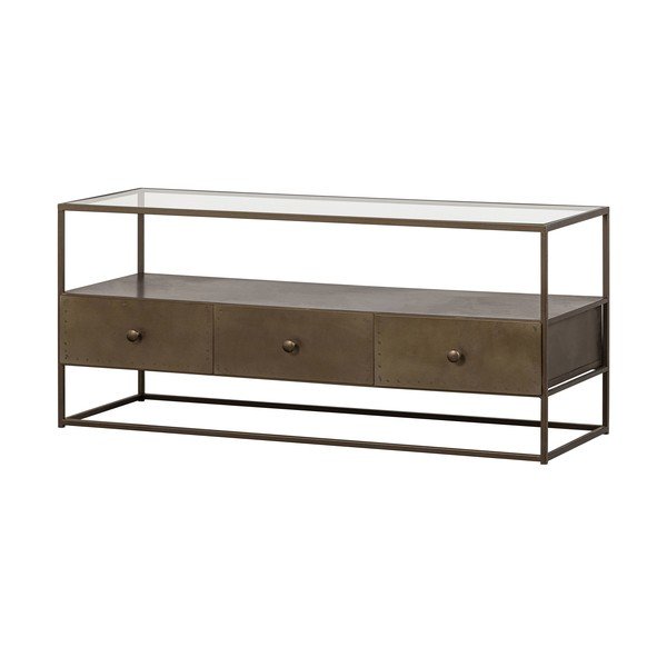 Kuldne metallist TV-alus 115x50 cm Depart - BePureHome-image-2