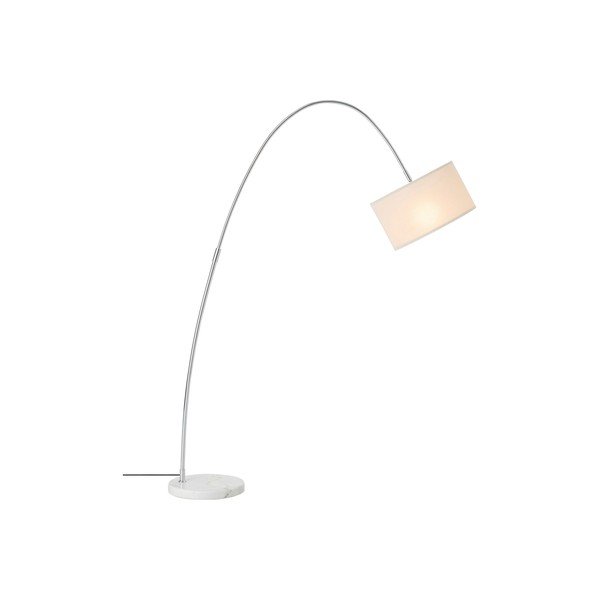 Valge kangast põrandalamp painutatava konstruktsiooniga (kõrgus 145 cm) Arc - Ellos Home-image-3