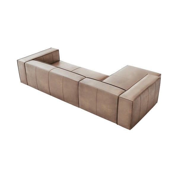 Helepruun nahast nurgadiivan (vasakpoolne nurk) Madame - Windsor & Co Sofas-image-4