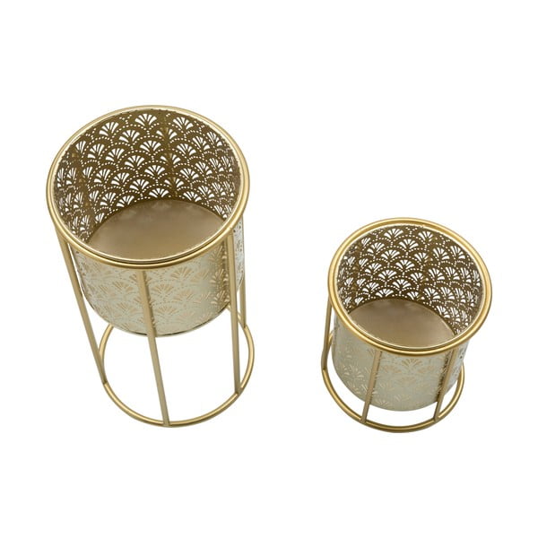 2 kuldse poti statiivi komplekt, kõrgus 40 cm Golvy - Mauro Ferretti-image-3