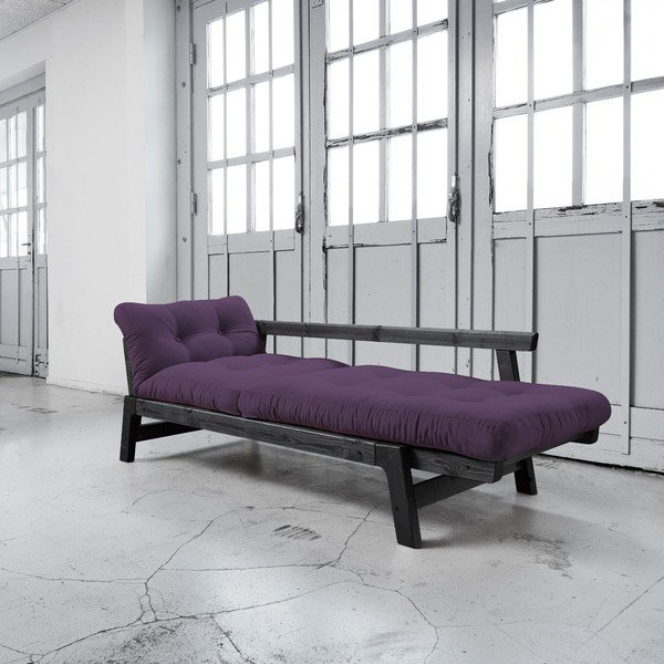 Rozkládací pohovka Karup Step Black/Purple-image-3