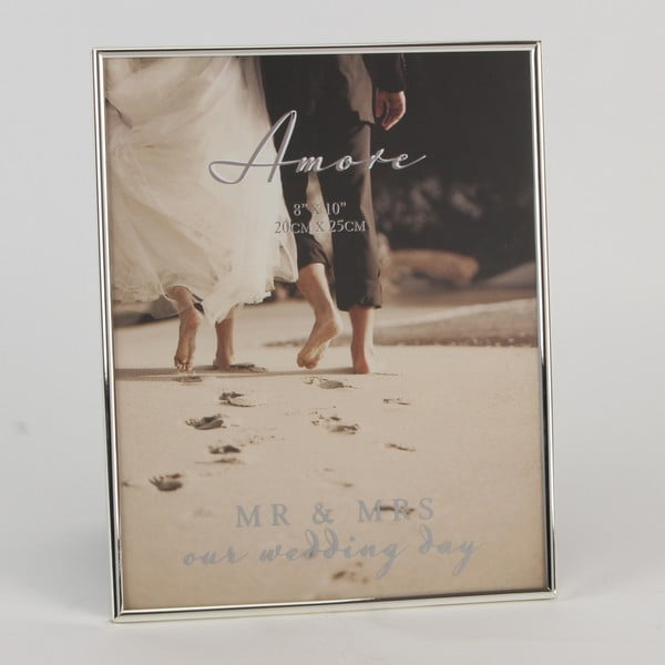 Rámeček na fotografii Amore Mr. and Mrs. Wedding, pro fotografii 10 x 10 cm