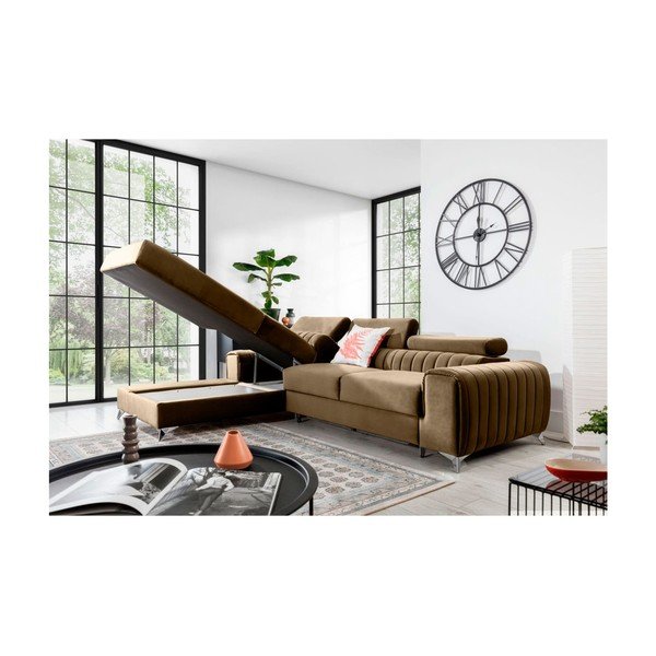 Helepruun sametist lahtikäiv/sahtliga nurgadiivan (vasak nurk/lamamisosaga) Grayson – ELTAP-image-3