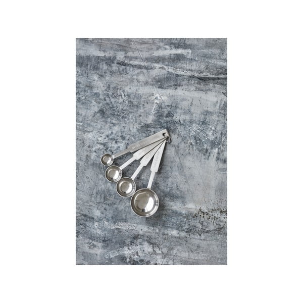 Terasest mõõtelusikad 4tk komplektis - Blomsterbergs-image-4