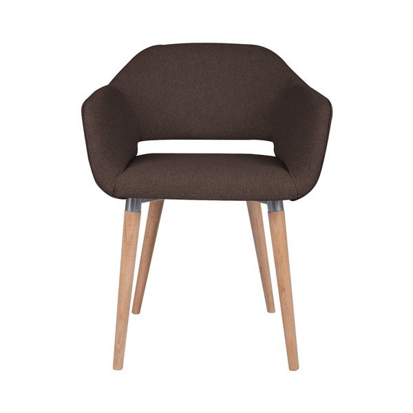 Hnědá jídelní židle Cosmopolitan Design Napoli