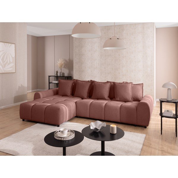 Terrakottapunane nurgadiivan (vasak nurk) Albane - Ropez-image-1