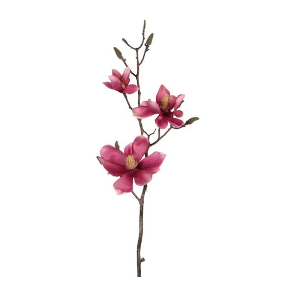 Umělá květina Magnolia Pink, 80 cm