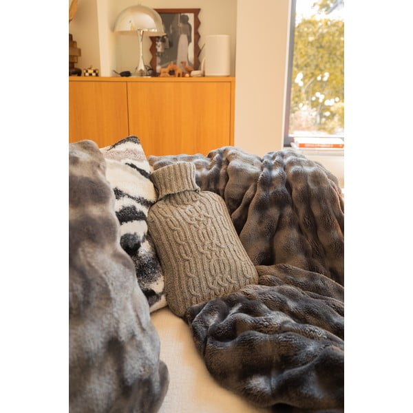 Hall mikroplüüsist tekk 150x200 cm Wave - Tiseco Home Studio-image-4