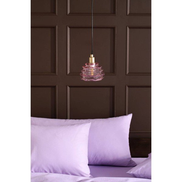 Roosa klaasist ripplamp ø 15 cm Fall - Jotex-image-2