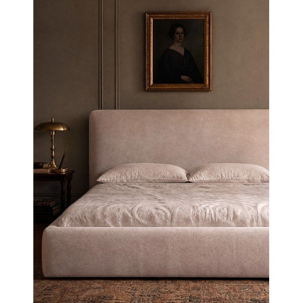 Beež polsterdatud kaheinimesevoodi koos voodipõhja ja panipaigaga 160x200cm Colonel - Cosmopolitan Design-image-3