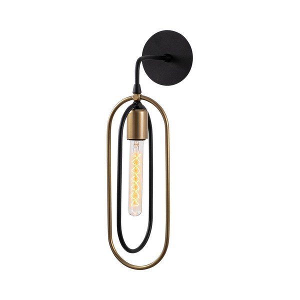 Must-kuldne seinavalgusti Cerco - Opviq lights-image-2