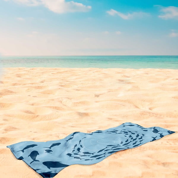 Sinine rannarätik 90x180 cm Shoal - DecoKing-image-4