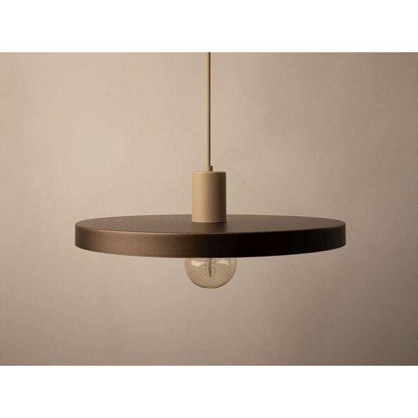 Helepruun metallist ripplamp ø 40 cm Ori - Micadoni-image-2