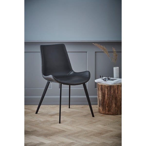 Mustast kunstnahast söögitool DAN-FORM Taani Hype - DAN-FORM Denmark-image-4