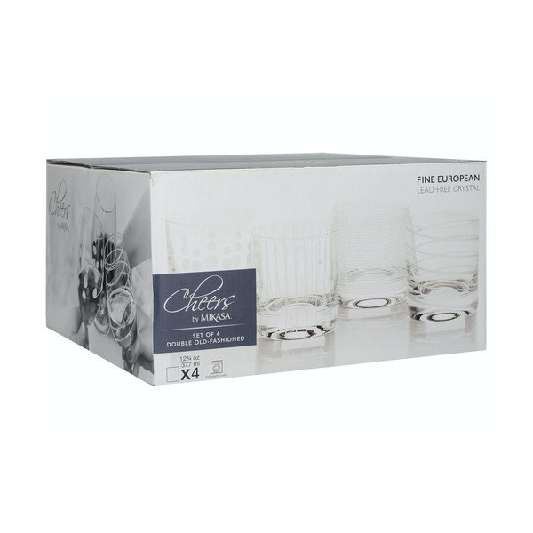 Viskiklaasid 4 tk komplektis 377 ml Cheers - Mikasa-image-4