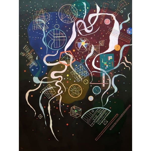 Maal - reproduktsioon 50x70 cm Mouvement I, Wassily Kandinsky - Fedkolor