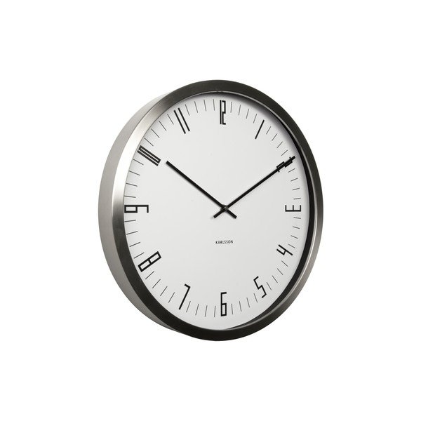 Bílé hodiny Present Time Cased Index-image-3