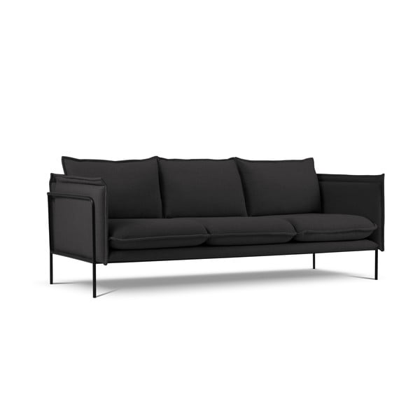 Must diivan , 218 cm Andrea - Interieurs 86-image-1