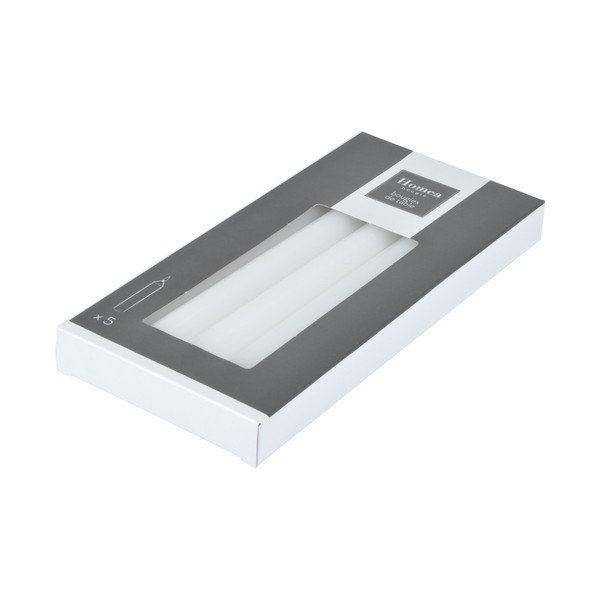 Küünlad 5 tk komplektis põlemisaeg 7 h Essential - Homéa-image-1