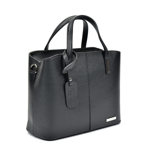 Must nahast käekott Lacy - Sofia Cardoni-image-2