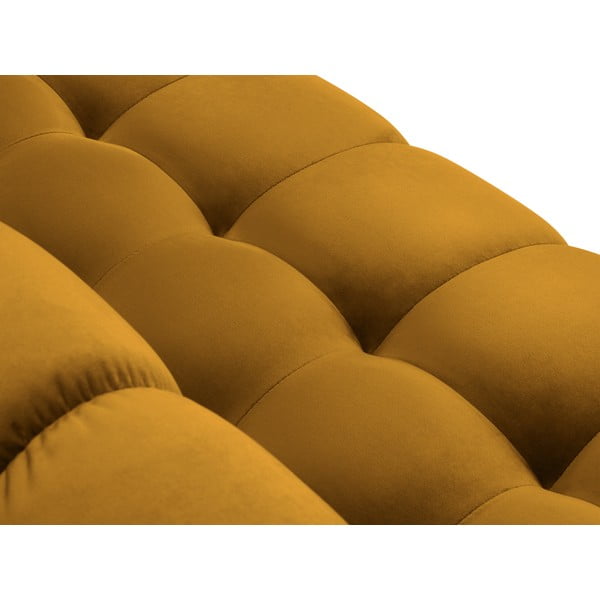 Kollane sametne nurgadiivan , vasakpoolne nurk Bali - Cosmopolitan Design-image-1