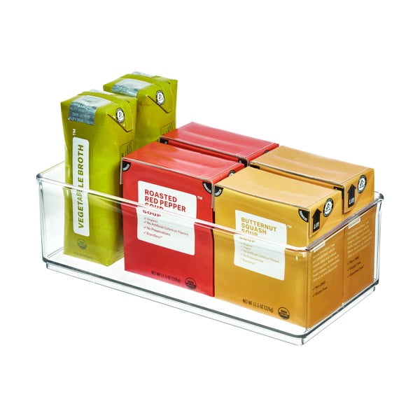Läbipaistev hoiukarp iDesign The Home Edit, 11,9 x 24 cm - iDesign/The Home Edit-image-2