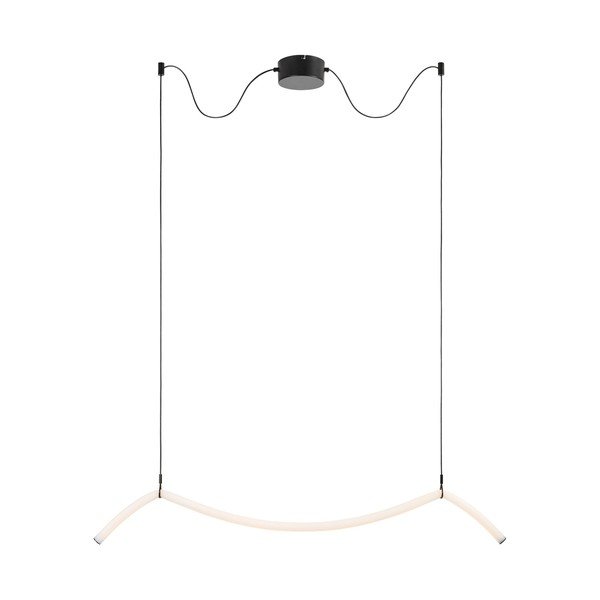 Must-valge LED-rippvalgusti Melt - Markslöjd