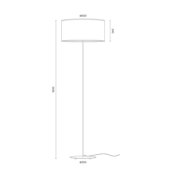 Must põrandalamp MIKA Xl 1F Mika - Sotto Luce-image-3