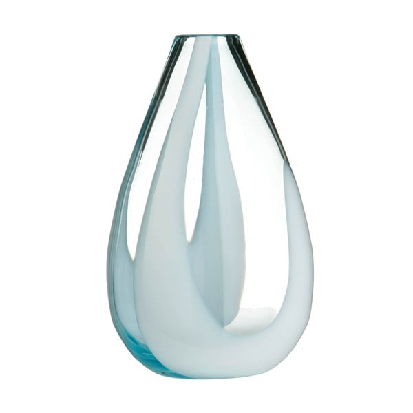 Váza Turquoise Glass, 42 cm