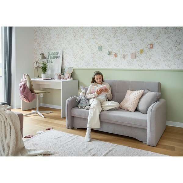 Helehall žinüüldiivan, muudetav/koos panipaigaga, 155 cm Laine – ELTAP-image-4