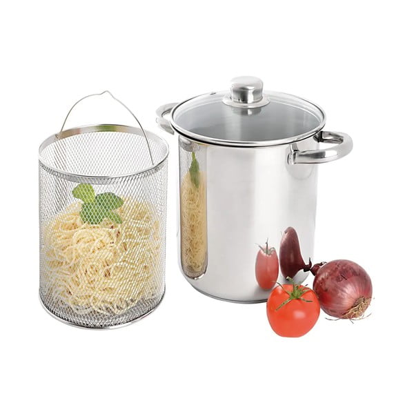 Roostevabast terasest kaanega pott induktsioonile 4 l Anett - Orion-image-2